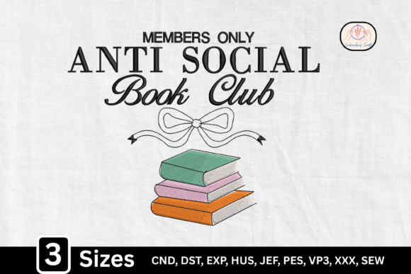 Anti Social Book Club: The Ultimate Design for the Modern Book Lover