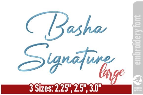 Basha Signature Font - Large: A Stylish Choice