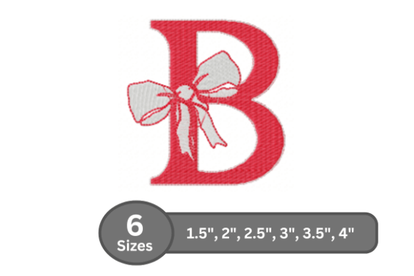 Cherry Knot Alphabet -B: Elevating Your Machine Embroidery Projects