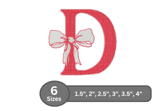 Cherry Knot Alphabet -D: A Practical Evaluation for Embroidery Projects