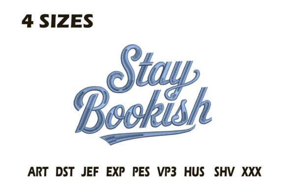 Infuse Your Fabrics with Whimsy: The Magic of Stay Bookish Embroidery