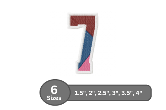 Street Varsity Number -7: A Stitched Typography Guide